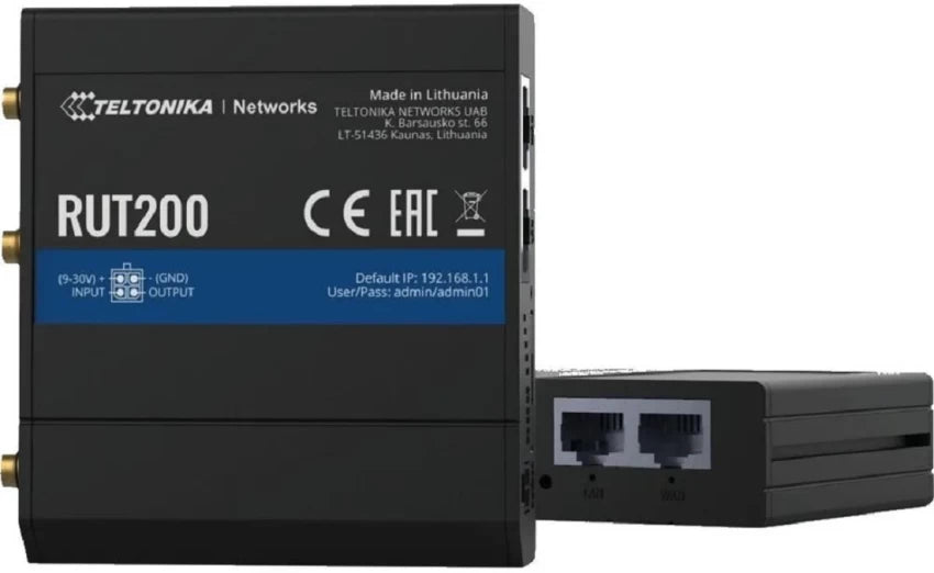 Routeur 4G - Teltonika GateWay 4G RUT200.