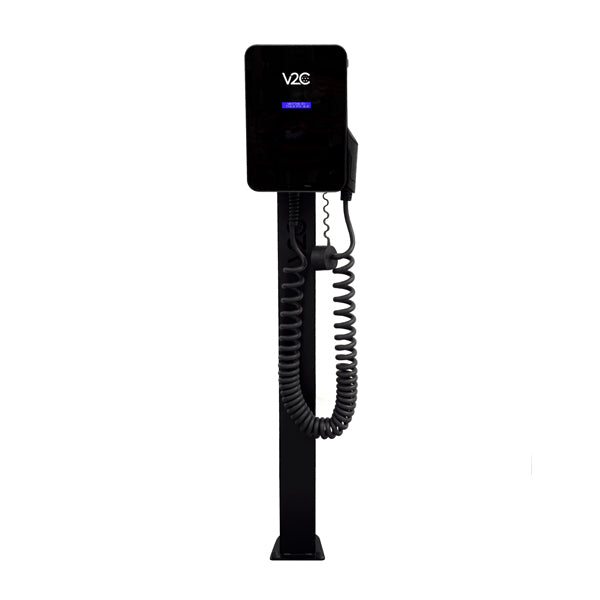 V2C-PED - Piédestal en acier inoxydable blanc